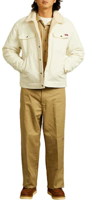 Dickies Solid Color Loose Fit Work Jacket with Pockets Unisex Long Sleeve DK012575 Details for Dickies Solid Color Loose Fit Work Jacket with Pockets Unisex Long Sleeve DK012575