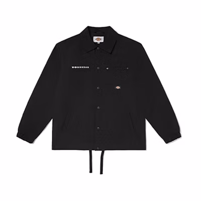 Dickies Solid Color Single-Breasted Jacket Black () DK010106BLACK