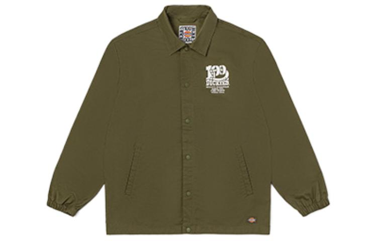 Dickies Solid Logo Long-Sleeve Jacket Military Green () DK010165MGR1