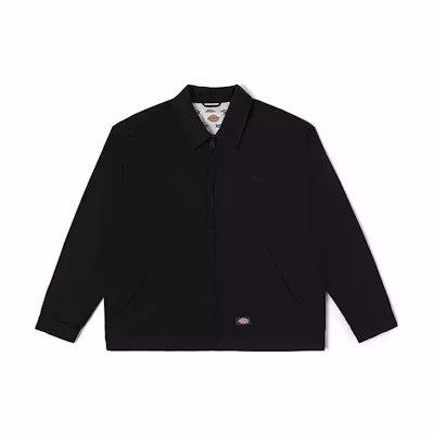 Dickies Solid Logo Print Loose Fit Jacket Unisex Black DK011510-CC2