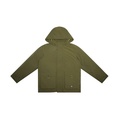 Dickies Solid Multi-Pocket Hooded Jacket Military Green DK009485MGR