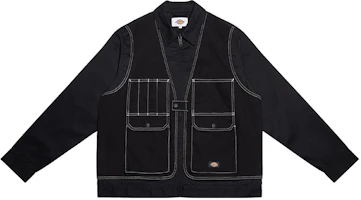 Dickies Solid Multi-Pocket Workwear Jacket - Black DK009418BLK Dickies Solid Multi-Pocket Workwear Jacket - Black DK009418BLK