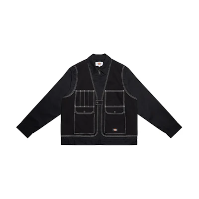Dickies Solid Multi-Pocket Workwear Jacket - Black DK009418BLK