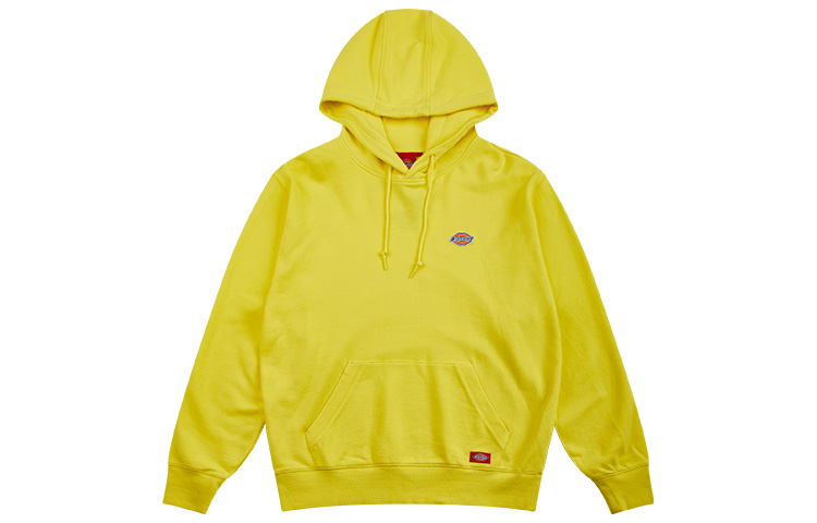 Dickies SS21 Logo Embroidered Pullover Sweatshirt Butter Yellow Unisex DK008874B71