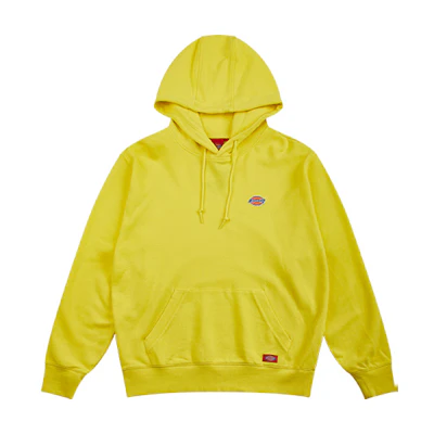 Dickies SS21 Logo Embroidered Pullover Sweatshirt Butter Yellow Unisex DK008874B71