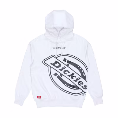 Dickies SS21 Logo Print Hoodie Unisex White DK008873C4D