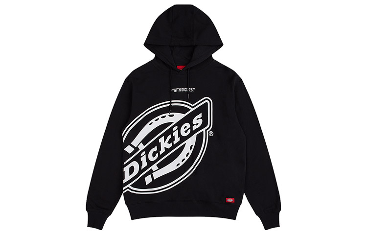Dickies SS21 Logo Print Unisex Hoodie Black DK008873BLK