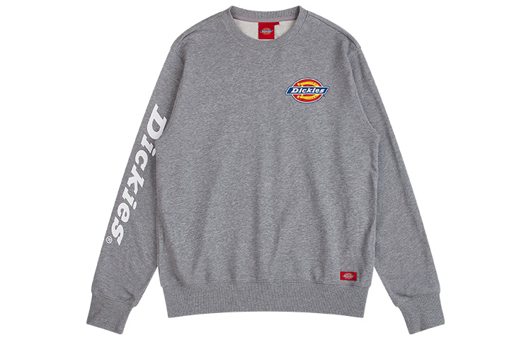 Dickies SS21 Logo Printed Pullover Sweatshirt Mid Grey () DK008148CQ8