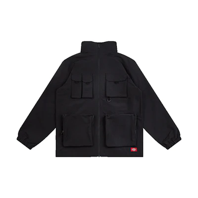 Dickies SS21 Multi-Pocket Utility Workwear Jacket Black DK008871BLK