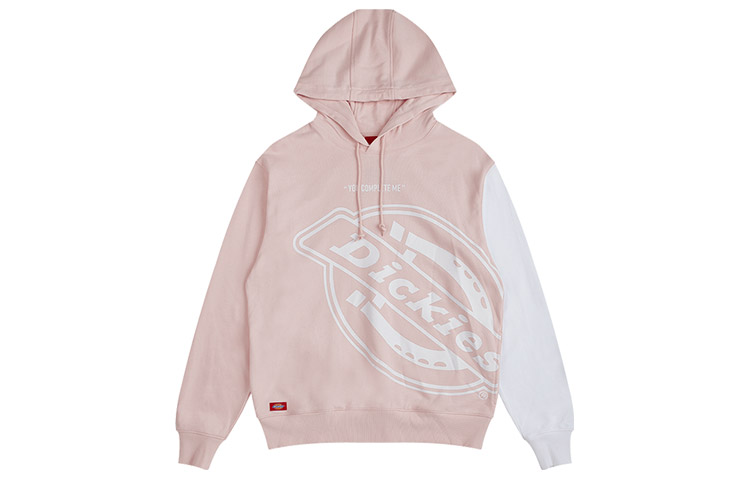 Dickies SS21 Pink White Logo Hoodie Unisex DK008873B89