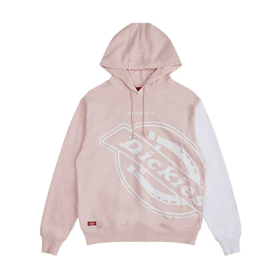 Dickies SS21 Pink White Logo Hoodie Unisex DK008873B89