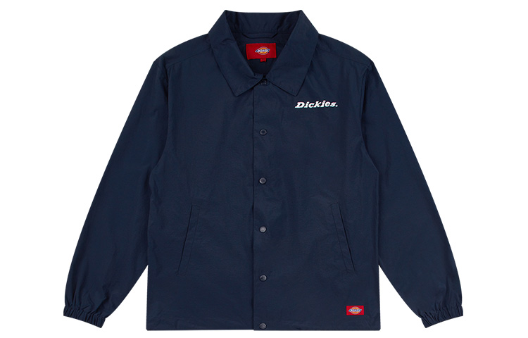 Dickies SS21 Printed Workwear Collar Jacket Navy for Men DK008870B29