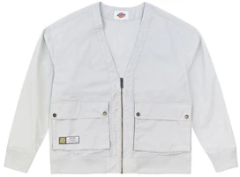 Dickies SS23 Casual Half-Zip Loose Jacket White DK010926C981 Dickies SS23 Casual Half-Zip Loose Jacket White DK010926C981
