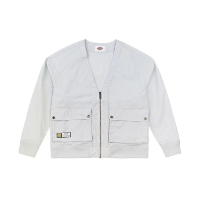 Dickies SS23 Casual Half-Zip Loose Jacket White DK010926C981