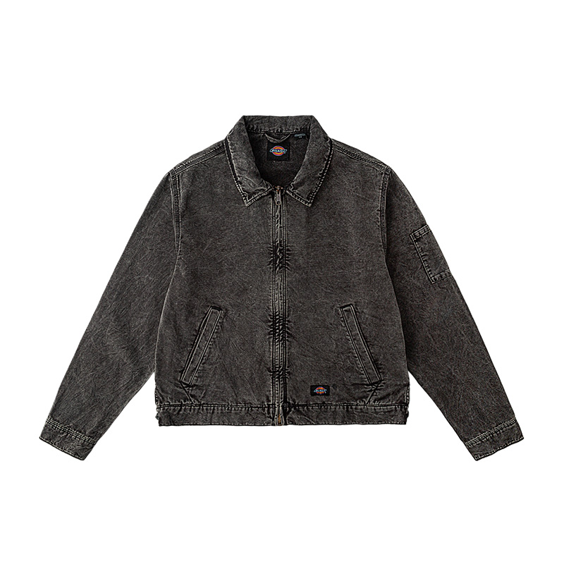 Dickies SS24 Washed Workwear-Inspired Casual Jacket DK012971