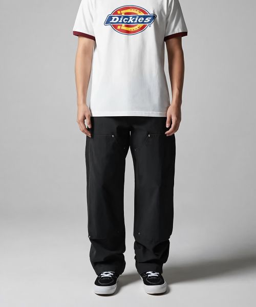 Order Pantalones Dickies Negro Doble Rodilla de Lona Lavada a la Piedra DK0A4XGOC40