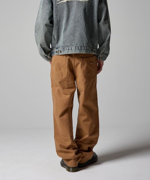 Sizing Pantalones Dickies Canvas Doble Rodilla Marrón Duck Lavados a la Piedra DK0A4XGOC41
