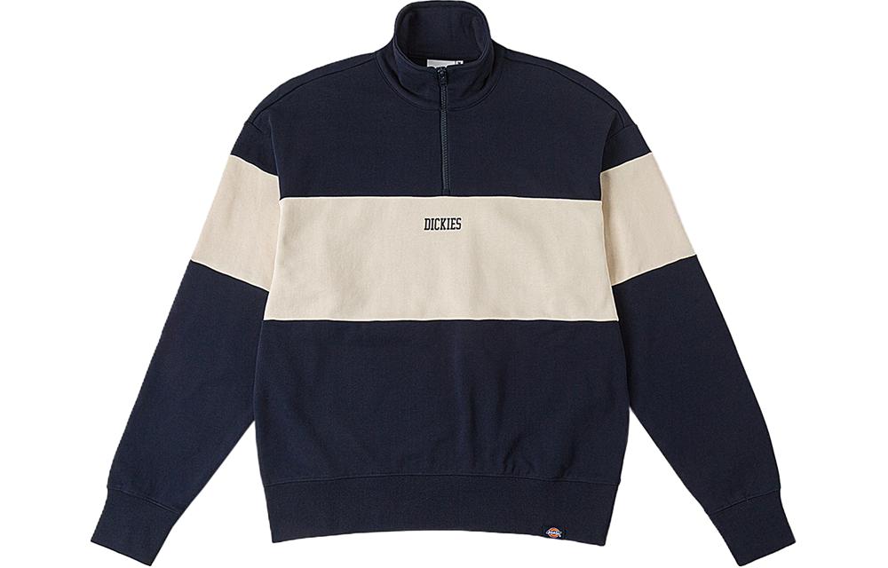 Dickies Striped Pullover Sweatshirt with Logo Design Unisex DK013075