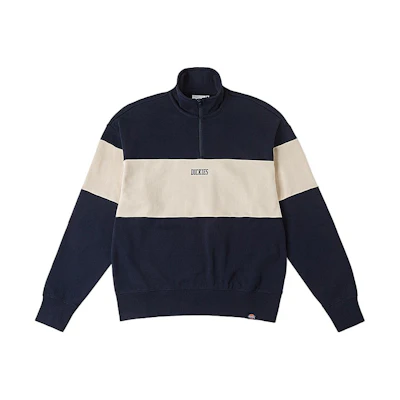 Dickies Striped Pullover Sweatshirt with Logo Design Unisex DK013075