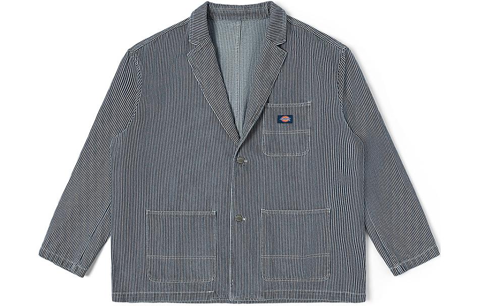 Dickies Striped Workwear Jacket Deep Navy Blue DK011506-B29