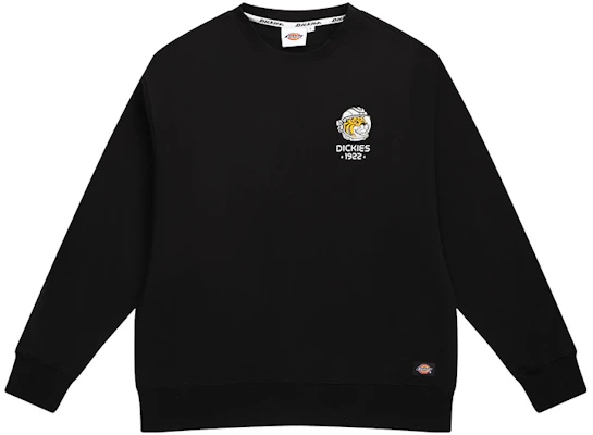 Dickies Tiger Embroidered Crewneck Sweatshirt Unisex Black DK011039BLK Buy Dickies Tiger Embroidered Crewneck Sweatshirt Unisex Black DK011039BLK