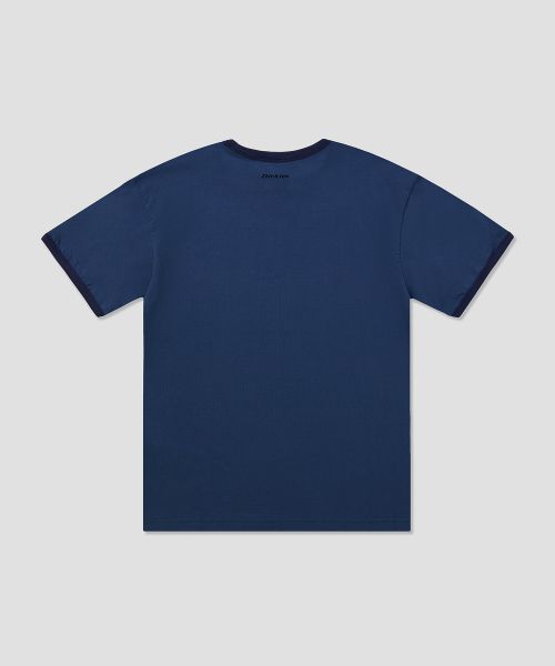 Shop Dickies Tree Logo Ringer T-Shirt Navy DIKU251LRTS005NV