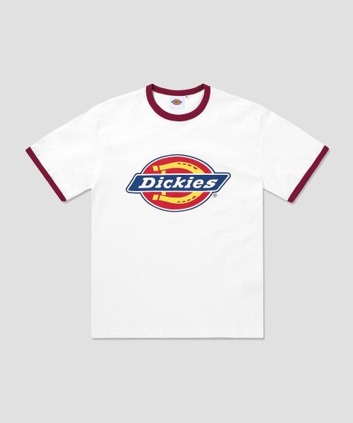 Dickies Tree Logo Ringer T-Shirt Red DIKU251LRTS005RD