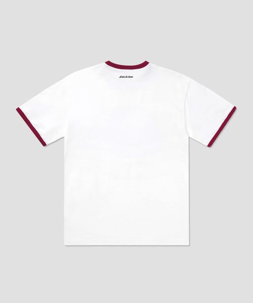 Order Dickies Tree Logo Ringer T-Shirt Red DIKU251LRTS005RD