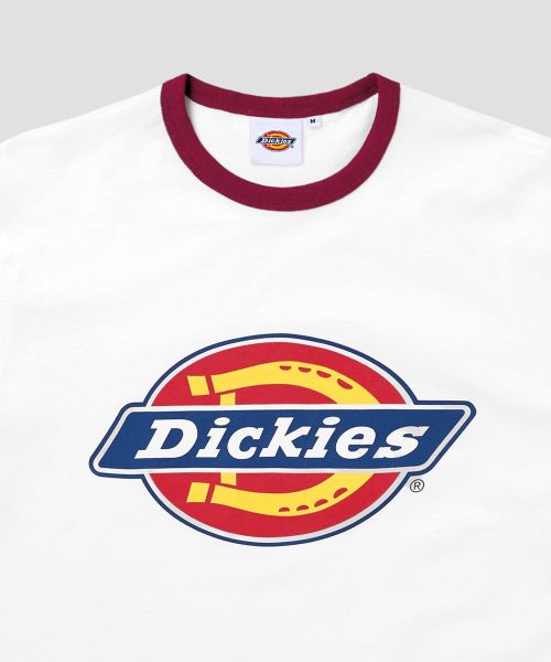 Lookbook Dickies Tree Logo Ringer T-Shirt Red DIKU251LRTS005RD