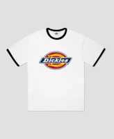 Dickies Tree Logo Ringer T-Shirt White DIKU251LRTS005WH0 Dickies Tree Logo Ringer T-Shirt White DIKU251LRTS005WH0