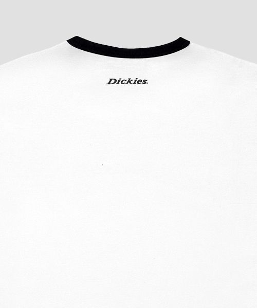 Shop Dickies Tree Logo Ringer T-Shirt White DIKU251LRTS005WH0