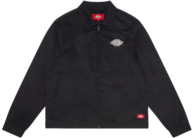 dickies-twill-logo-print-long-sleeve-jacket-unisex-black-dk-009546-blk