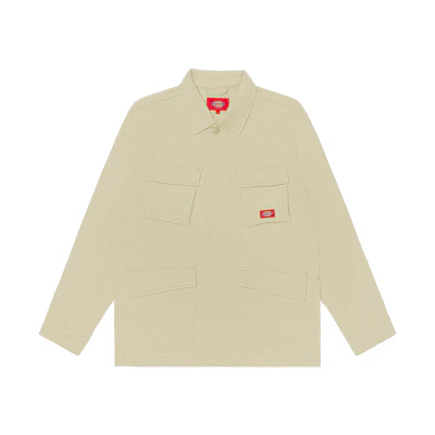 Dickies Twill Multi-Pocket Casual Workwear Jacket Unisex Sand Gift Idea DK010338CH1
