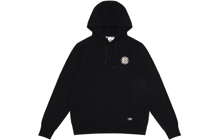 Dickies Unisex Black Fleece Hoodie with Kangaroo Pocket DK010177BLK