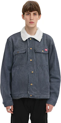 Dickies Unisex Cement Gray Sherpa Fleece Casual Jacket DK012575-CN8 Shop Dickies Unisex Cement Gray Sherpa Fleece Casual Jacket DK012575-CN8