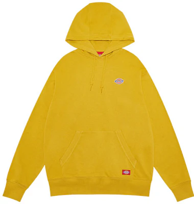 Dickies Unisex Cotton Logo Badge Hoodie Ginger Yellow DK008874C01 Buy Dickies Unisex Cotton Logo Badge Hoodie Ginger Yellow DK008874C01