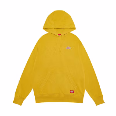 Dickies Unisex Cotton Logo Badge Hoodie Ginger Yellow DK008874C01