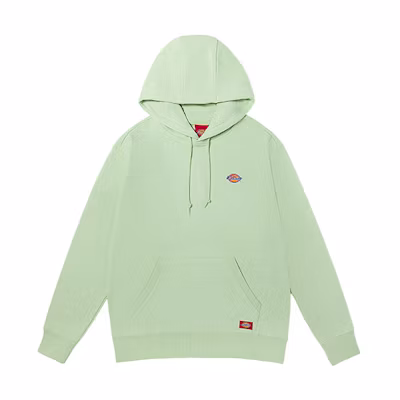 Dickies Unisex Cotton Logo Patch Hoodie Pale Green DK008874C34