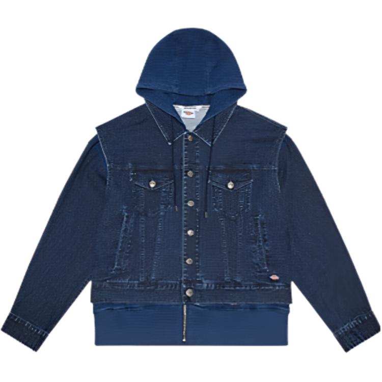 Dickies Unisex Denim Jacket Set - Casual Outerwear for Fall/Winter DK010101C74