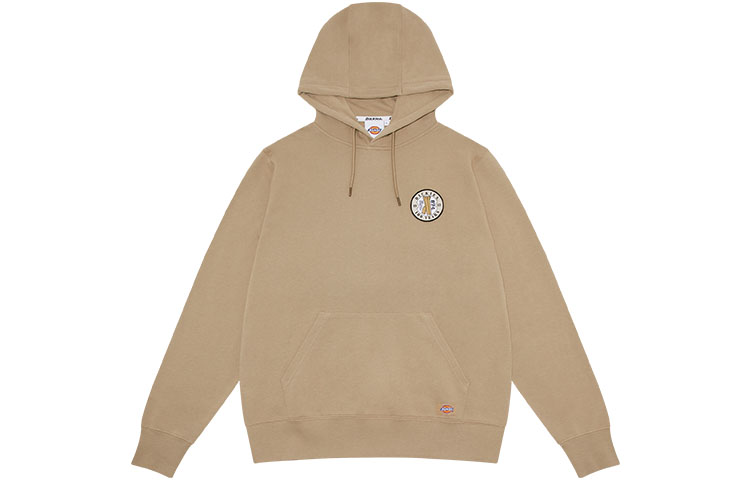 Dickies Unisex Sandy Beige Fleece Hoodie with Kangaroo Pocket DK010177CH1