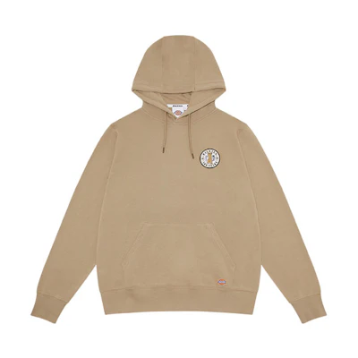 Dickies Unisex Sandy Beige Fleece Hoodie with Kangaroo Pocket DK010177CH1