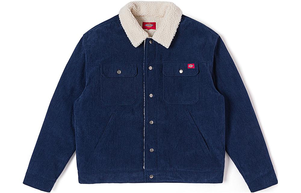 Dickies Unisex Sherpa Fleece Lined Casual Jacket in Deep Navy DK012575-B29