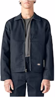 Dickies Unlined Eisenhower Jacket Navy Blue Slim Fit Plain Collar Coat JT75-DN Dickies Unlined Eisenhower Jacket Navy Blue Slim Fit Plain Collar Coat JT75-DN