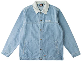 Dickies Vintage Denim Jacket with Floral Embroidery Unisex DK012970 Dickies Vintage Denim Jacket with Floral Embroidery Unisex DK012970