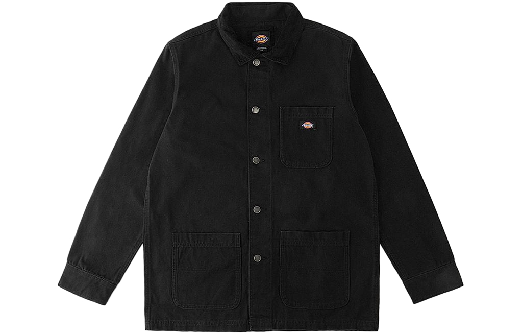 Dickies Washed Workwear Jacket Unisex With Brand Lettering Design DK013053