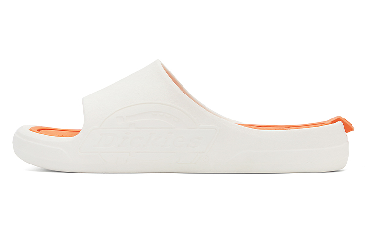Dickies White-Orange Casual Slide Sandals for Sports and Beach. 232M50LXS85D White Orange