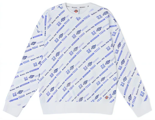 Dickies 白色满印宽松圆领套头衫男女同款卫衣 DK011262E57 Buy Dickies 白色满印宽松圆领套头衫男女同款卫衣 DK011262E57