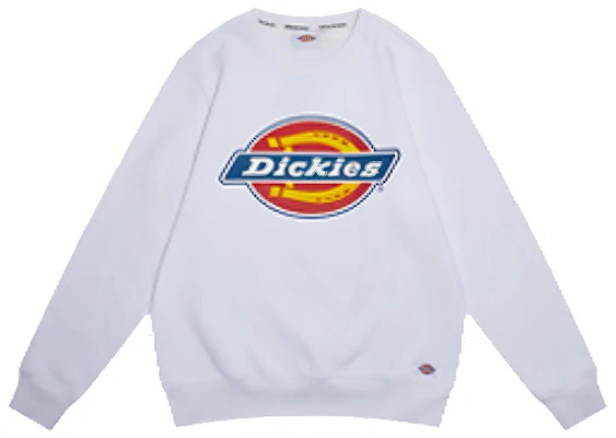 Dickies 白色圓領衛衣 字母Logo印花休閒風格 DK009474-C4D Buy Dickies 白色圓領衛衣 字母Logo印花休閒風格 DK009474-C4D