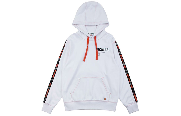 Dickies White Sweatshirt with Back Logo Print Casual Design DK008043C4D