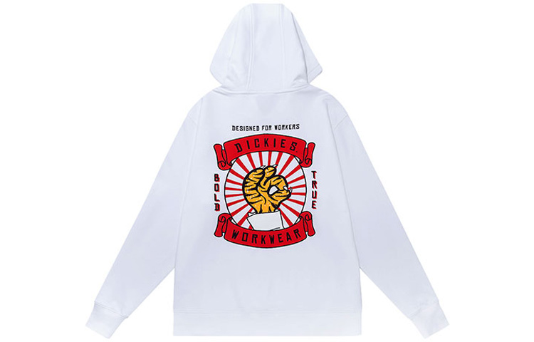 Dickies White Tiger Hoodie Unisex Cartoon Design DK009801C4D
